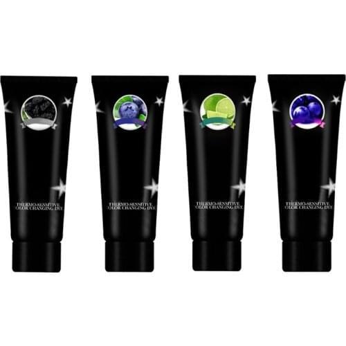 MOLF Unisex DIY Thermochromic Color Changing Hair Dye Hair Color Wax Mud Hairdressing Cream Coloring Tool for Home Salon