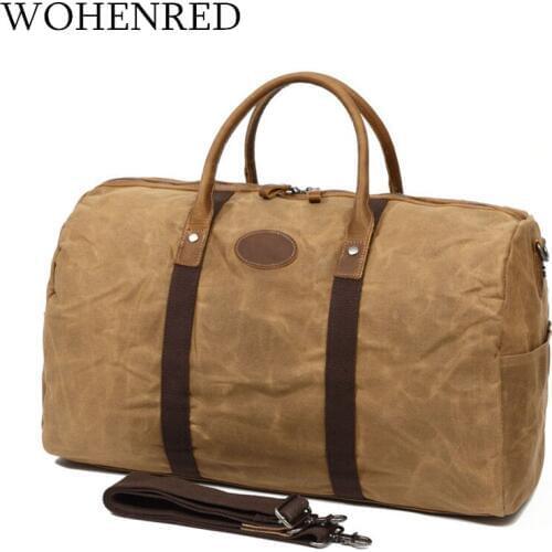 WOHENRED Mens Brown Bags