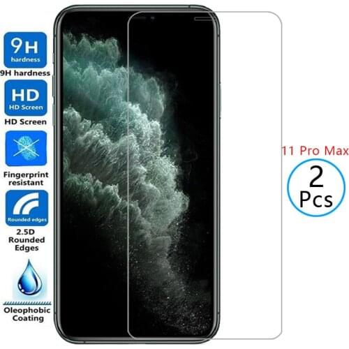 Protective tempered glass for iphone 11 pro max screen protector on i phone 11promax 11pro mas safety film aphone aiphone iphon