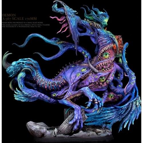 170mm Resin bust model kits figure colorless and self-assembled A-576