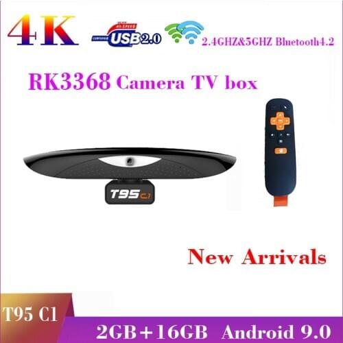 2020 new launch T95C1 Android TV box with video function 2.4G5G wireless network Bluetooth 4.2 set-top box