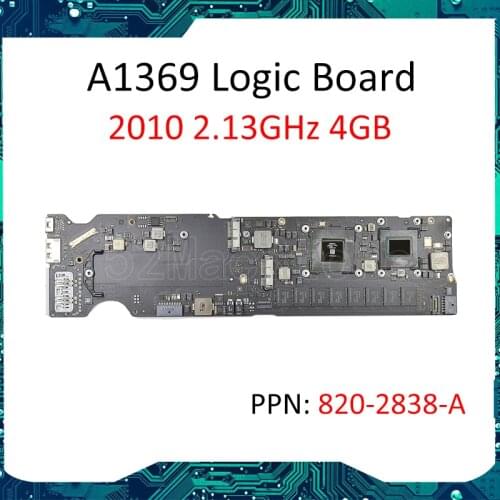 820-2838-A 661-5734 For Macbook Air A1369 MC504LL MC905 2010 2.13GHz 4GB Ram Logic Board motherboard Fully Tested
