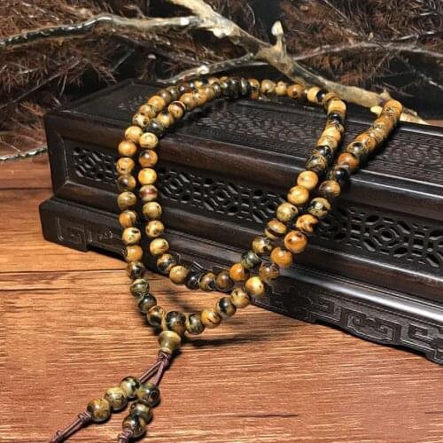 108pieces black coral round 6mm rosary beads /buddha beads nature necklace/bracelet