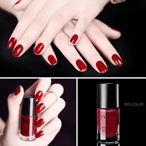 Nail Art Lacquer No Smudge Water Based Colorful Quick Dry Manicure Polishing Gel Environmental Protection Lasting Unpeelable