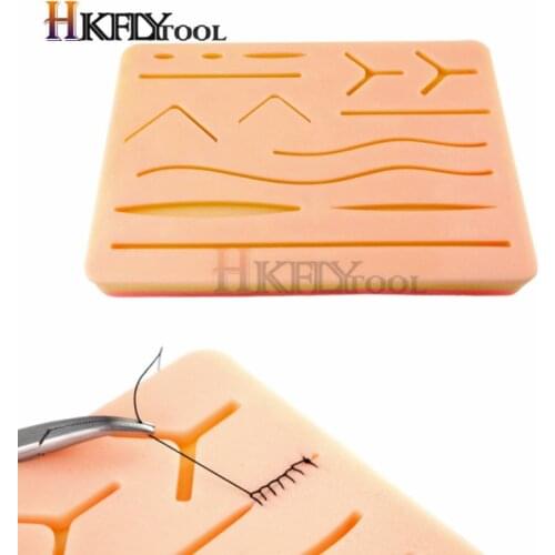 Surgical Skin Suture Practice Silicone Pad with Wound Simulated Skin Suture Module High Quality Surgical Equipment Tool parts