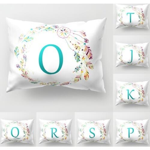 A-Z Letters Dream Catcher Throw Pillow Case Sofa Bed Cushion Cover Home Decor