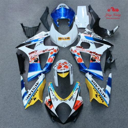 ABS plastic Motorcycle Bodywork Fit For SUZUKI GSX-R1000 GSXR 1000 K7 2007 2008 Fairing Kit Panel Set K8 GSXR1000 07 08