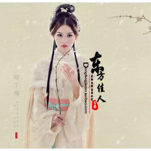 Qi Xia Mei Plum Blossom Winter Costume Set for Women Thematic Photography Exhibition Costume Hanfu Female Costume