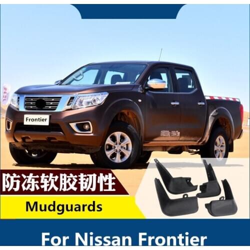 Mudguards For Nissan Frontier NAVARA 2005-2017 pickup accessories front and rear wheel retaining mud Frontie wheel protection