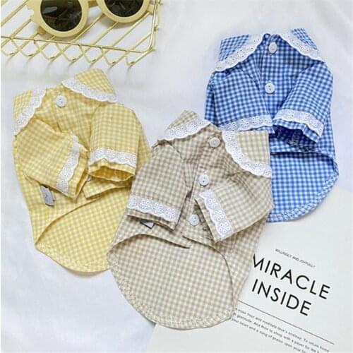 Hot Sell Puppy Costume Coat Small Cat Dog Shirt Summer Dog Clothes Yorkie Pomeranian Poodle Bichon Schnauzer Pug Clothing Shirts