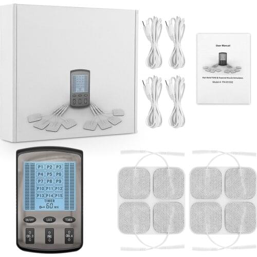 15 Modes TENS Therapy Massager EMS Nerve Muscle Pulse Body Massage Electronic Low Frequency Treatment Back Neck Foot Leg Relief