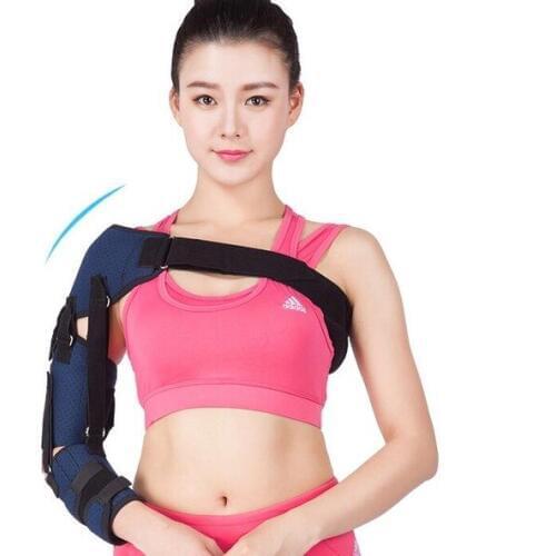 Medical dislocated shoulder pad shoulder subluxation joint holder with fixed straps stroke hemiplegia rehabilitation brace