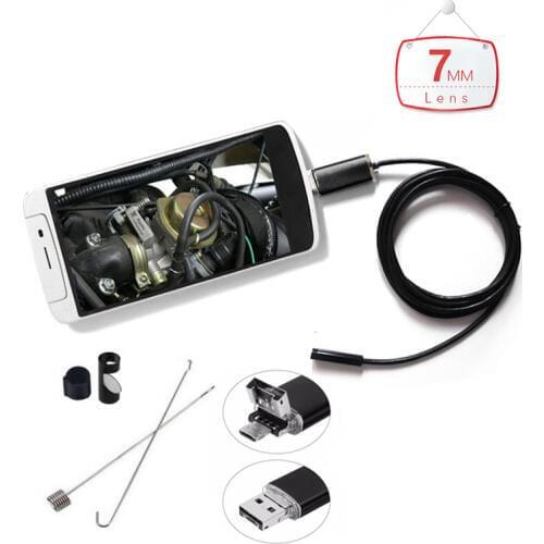 Microendoscopy 1M/2M/3.5M/5M/10M PC Android 7m Lens Arctic Mirror Waterproof Miniature OTG USB Endoscopic Camera