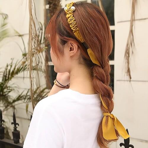 Trendy chiffon printing Hair Scrunchies Soft Hair Rope Hair Accessories Girls Elastic Ponytail Hair Holder Hair Ties SY22