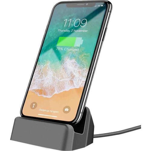 Dock Charger Desktop Charging Data Sync Stand Station Holder For iPhone Xs MAX XR X 8 7 6S Plus 5S SE Charging Cradle Holder
