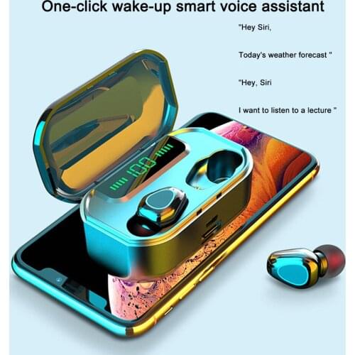 TWS Bluetooth V5.0 Earphone 3500mAh LED Power Display Wireless Headphone Headset Earbuds For Iphone 11 Samsung S9 Xiaomi 10