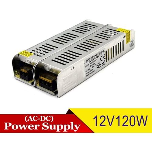 Single Output Power Supply DC12V 10A 120W Led Driver Transformers AC-DC 12V Powers Adapter For CCTV Strip Modules Light Monitor