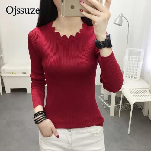 Women's Knitted Pullovers Ojssuzen China