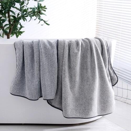 70x140cm Thick Large Bath Towel Microfiber Towel Super Absorbent Quick-Drying Soft Skin-friendly Household Bathroom Bath Towels