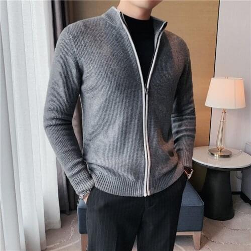 Мужские кардиганы на молнии SHANBAO China At AliExpress