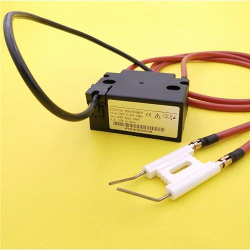 230V igniter transformer high voltage plug ignitor ceramic ignition needle high tension-line ignitor sparking plug
