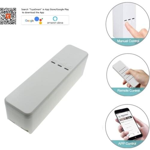 Tuya WiFi Smart Curtains Motor For Chain Roller Blinds Electric Curtain Motor Smart Home Work With Alexa Google Remote Control
