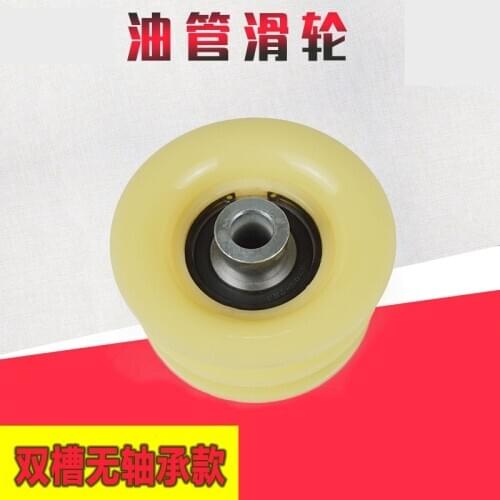 High-quality FORklift truck tubing pulley 1812162222 double groove belt bearing mast guide wheel FOR FORklift accessories