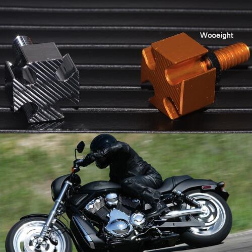 Wooeight Aluminium Alloy Universal 6mm 1/4" Screw Motorcycle Seat Cushion Refit Cross Screw CNC For Harley Suzuki Cafe Racer
