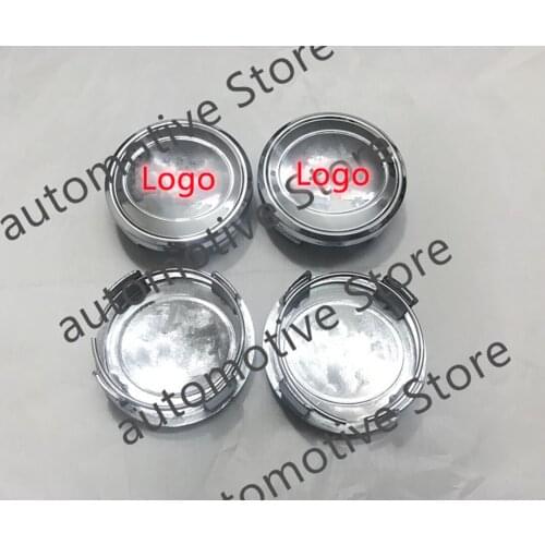 4Pcs 56mm CHROME CENTER WHEEL LOGO HUB RIM CAPS Fit forTOYOTA PRIUS COROLLA YARIS