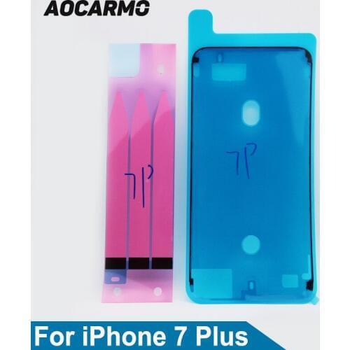 Aocarmo Black/White LCD Display Screen Waterproof Adhesive + Battery Anti-Static Sticker Glue Tape For iPhone 7 Plus 5.5" 7P