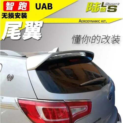 CEYUSOT FOR CAR Roof Spoiler WING OLD KIA Sportage ABS Plastic Unpainted Color Tail FIN Decorative Refit Accessories 2011-2016