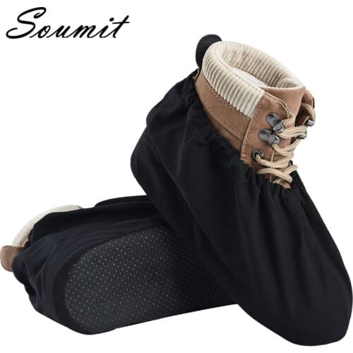 Reusable Shoe Covers for Women Men Non-slip Keep Floor Cleaning Household Guests Shoes Cover Washable Indoor Cleans Accessories