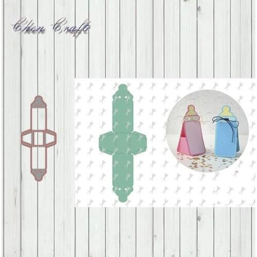 Bottle Metal Cutting Dies Stencils Scrapbooking Decorative Embossing Folder Carbon Steel Paper Card DIY