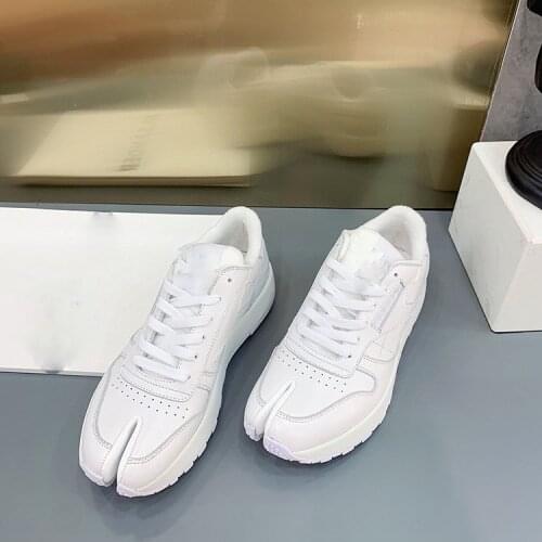 MM6 split toe shoes sports shoes womens shoes mens sports shoes real leather shoes