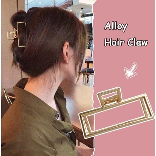 Fashion Woman Metal Pearl Acrylic Hair Claws Hair Accessories Hair clips Hairpins Ladies Hairgrip Headwear Girls Ornaments Crab