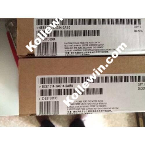 Original 6ES7314-1AG14-0AB0 SIMATIC S7-300 CPU, 6ES7 314-1AG14-0AB0 CPU with MPI Interface, 6ES73141AG140AB0, 24V DC 128 KBYTE