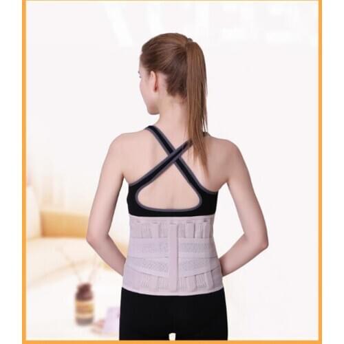 Orthopedic Back Support Men Belt Breathable Lumbar Corset Women Lower Back Brace Waist Belt Gym Spine Support Belt