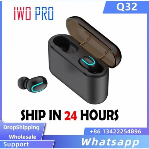 Q32 Bluetooth 5.0 Earphones TWS Wireless Headphones Bluetooth Earphone Handsfree Earbuds Sports Headset For Huawei Xiaomi