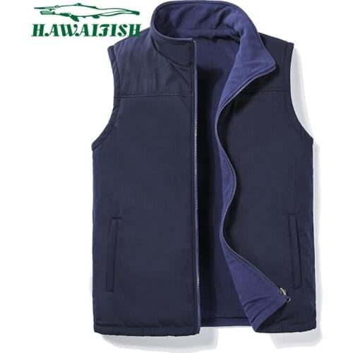Mens Vest New Velvet Vest Mens Autumn And Winter Korean Fashion Self-cultivation Vest Youth Vest Mens Classic Warm Jacket