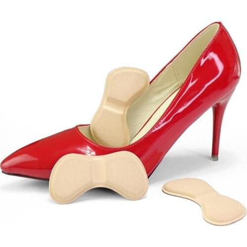 3Pairs Anti-wear Adhesive Feet Care Pads Heel Insoles Pain Relief Cushion Heel Sticker Heel Liner Grips Crash Insole Feet Patch