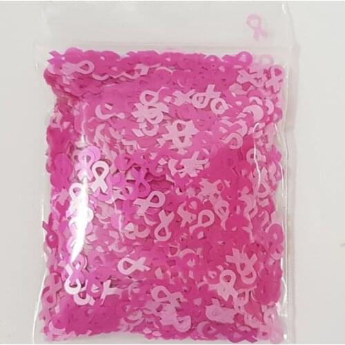50g/bag 2 Pink Ribbon Glitter/Ribbon Glitter/Shape Glitter/Holographic Pink Ribbon Glitter/Ribbon Glitter/Shape Glitter/Holograp