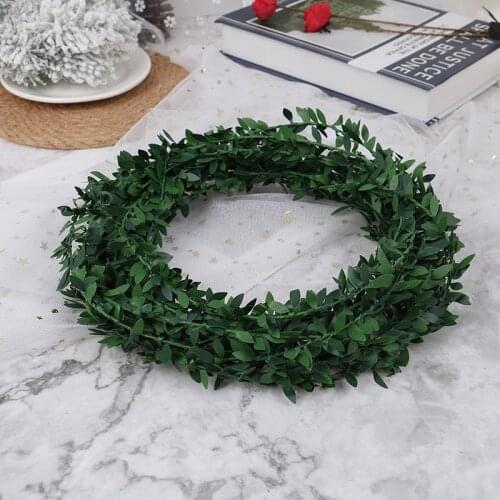 7.5m Artificial Ivy Garland Foliage Green Leaves Simulated Vine For Wedding Party Ceremony DIY Headbands