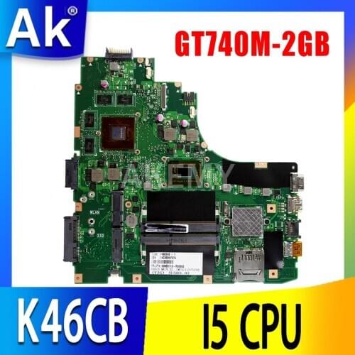 90NB0110-R00020 K46CB Laptop motherboard for ASUS A46C S46C E46C K46CB K46CM mainboard I5-3317/3337 GT740M-2GB