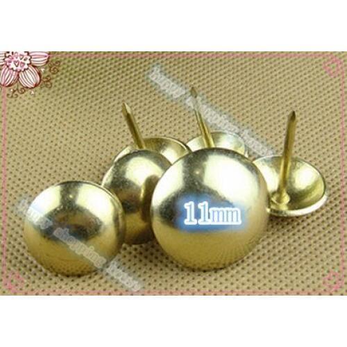 A03 11MM iron Nail color Upholstery Nail Jewelry Box Wall Door Sofa Furniture Decorative Tack Stud Pushpin