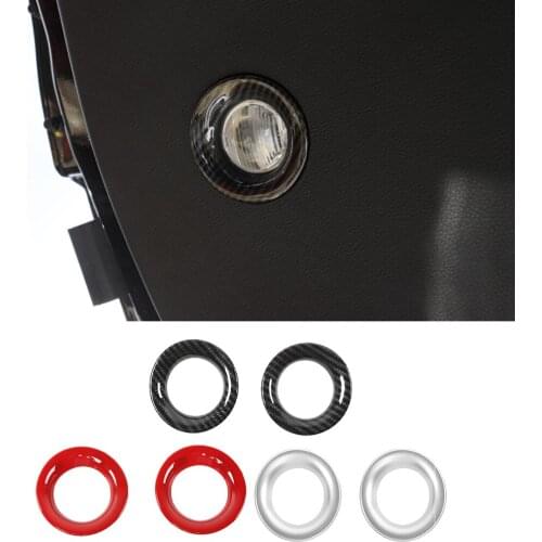 ABS Rear Door Tailgate Light Lamp Decorative Ring Trim Cover for Dodge Durango 2011-2021 Car Accessories