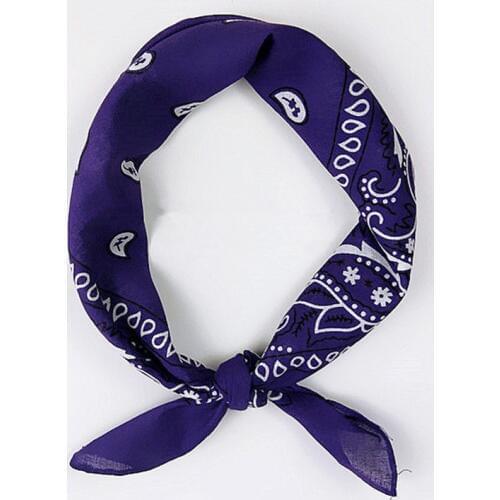 New Hip-hop Cotton Blended Bandanas For Men Women Magic Head Scarves Headwear Hair Band Neck Wrist Wrap Head Square Scarf