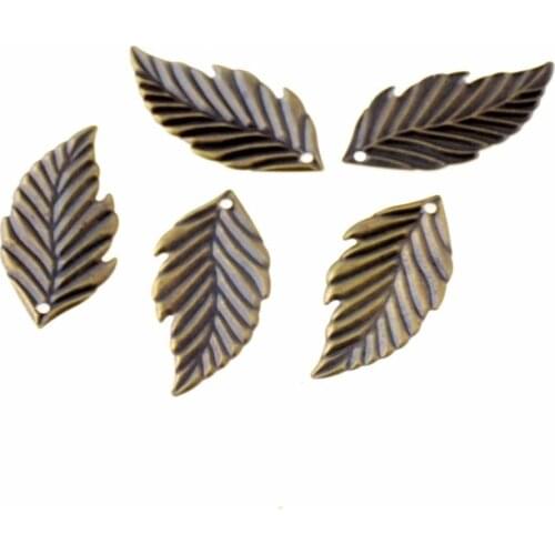 Free shipping 50Pcs Bronze Tone Flower Filigree Wraps Connectors Metal Crafts Gift Decoration DIY 33x16mm