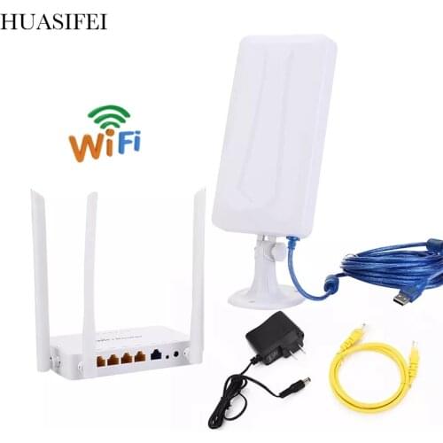 300mbps Wireless WiFi Router + High Gain WiFi USB Adapter High Power Amplifier Extended WiFi Signal Router Signal Amplifier