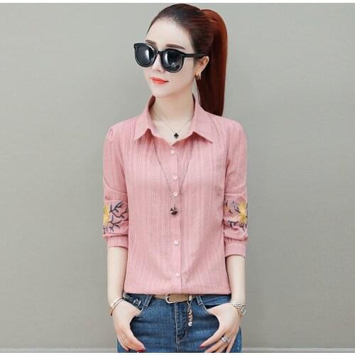 Blouse Women Long Sleeve T-shirt Top Shirt Blusas Mujer De Moda