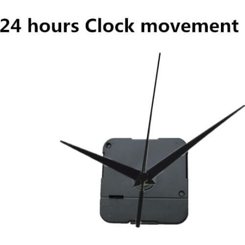 10sets NEW 24 Hours Wall Clock Quartz Step-Clock Movement Mechanism Hands Wall Repair Tool Parts Kit Set DIY with Creative hands